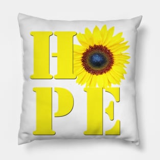 HOPE - Sunflower Photo Pillow