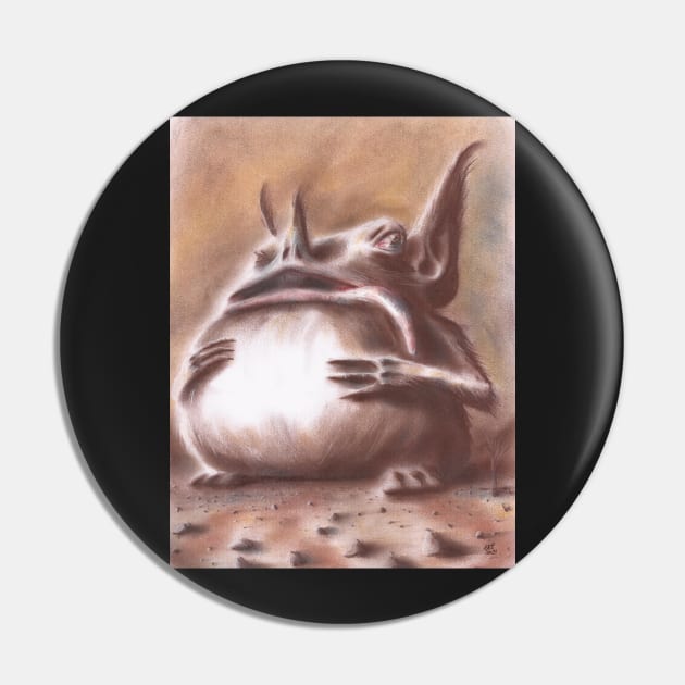 Tsathoggua Pin by EderArt