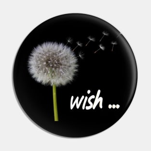 Dandelion Make a Wish Pin