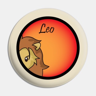 Leo Zodiac Astrology Pin