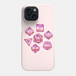 Lesbian Pride Dice Set Phone Case