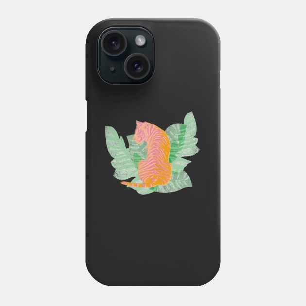 Tiger Sticker Phone Case by ColorsHappiness