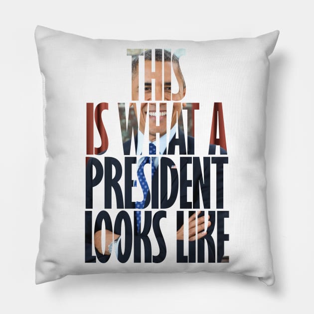 Obama - This is what a President looks like Pillow by DWFinn