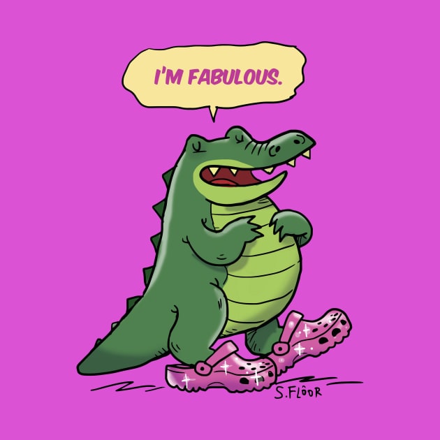 fabulous crocs by samanta flôor