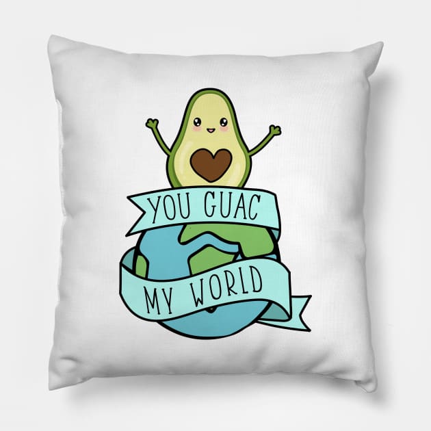 You Guac My World Pillow by Vine Mercantile