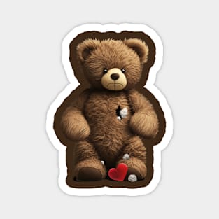 Teddy bear without a heart. Palm Angels Magnet