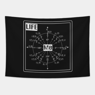 My Life Math design life and math and me Tapestry