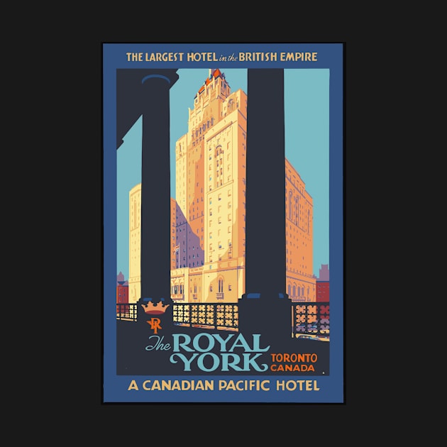 Vintage Poster Royal York by Yaelledark