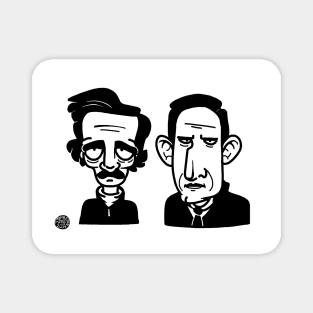 Poe Lovecraft design Magnet