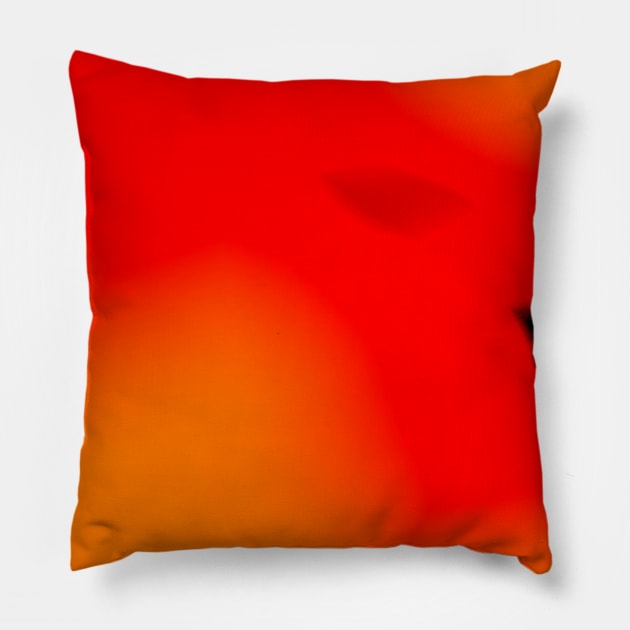 red yellow orange abstract texture Pillow by Artistic_st