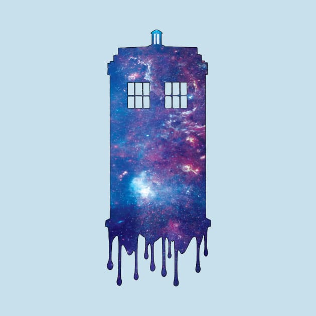 Galaxy Tardis by octoberaine