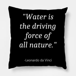 Quote About World Water Day Pillow