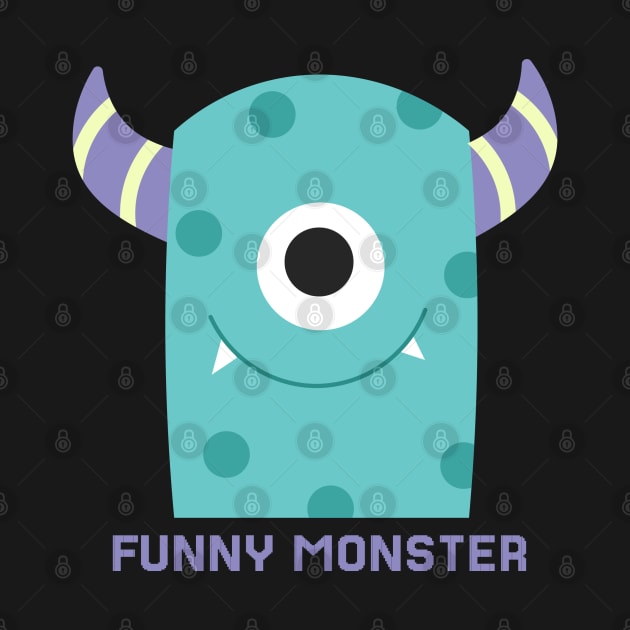 funny one eye monster by Funnymonster