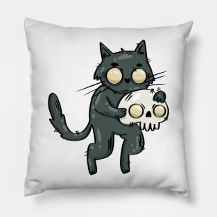 Cats Halloween, Gothic Kittens Pillow