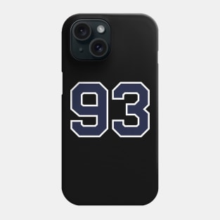 Blue 93 Phone Case