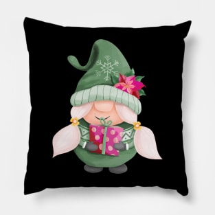 Retro Pink Santa Claus Vintage Styles Pillow