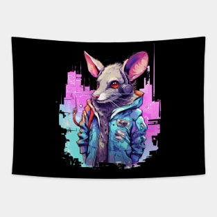 Cyberpunk rat Tapestry