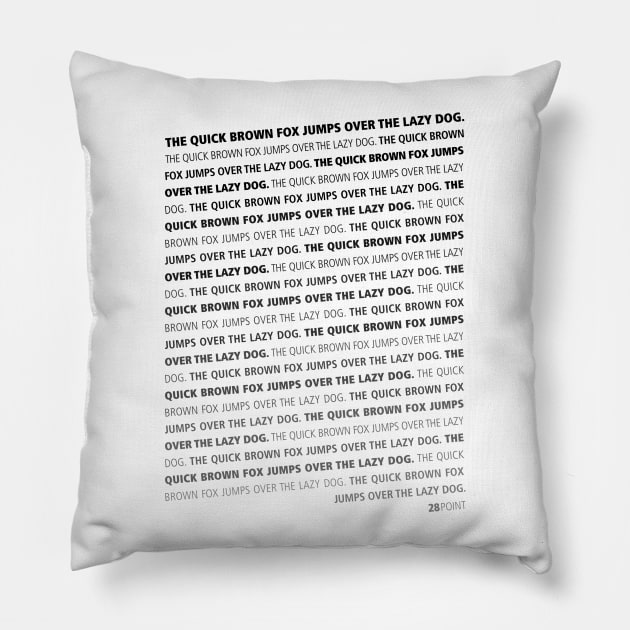 lazy dog Pillow by blackb