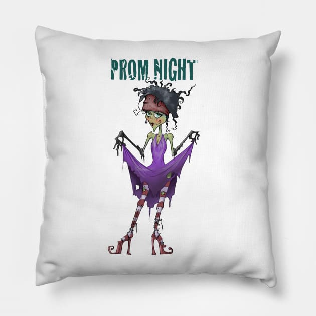 prom night Pillow by Tony Morgan