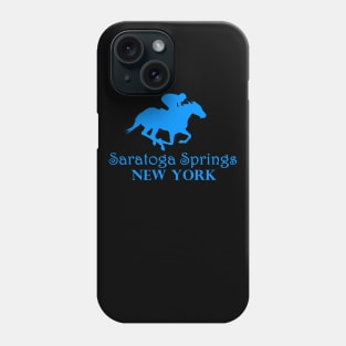 Saratoga Springs New York Horse Racing Phone Case