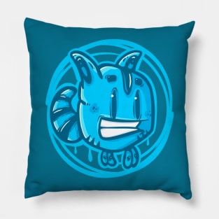 blue bug Pillow