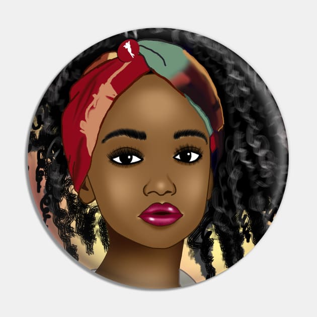 cute black girl digital art drawing Pin by Spinkly Creations 