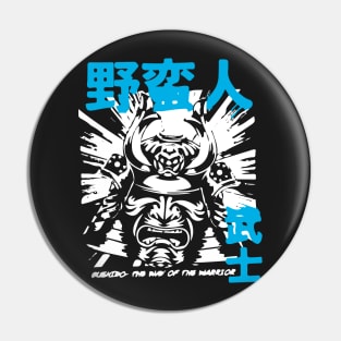 ELDON Bushido SAMURAI BLEU Pin