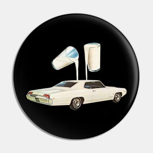 White Car Pin