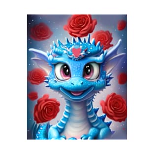 Cute Valentine Baby Dragon T-Shirt