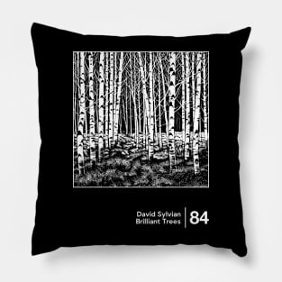 Brilliant Trees - Minimalist Graphic Artwork Design Pillow