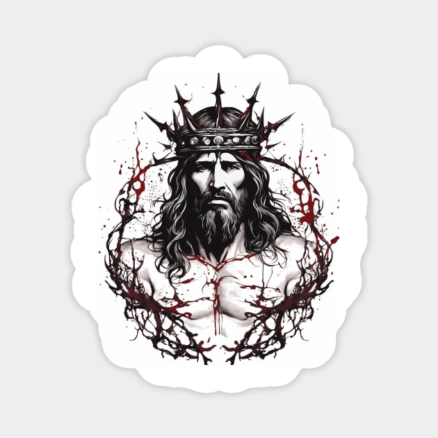 The Compassion of Jesus Christ Magnet by animegirlnft