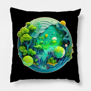 Steaming Universe Pillow