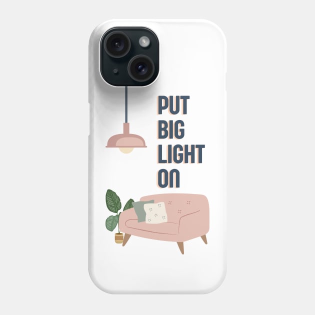 Funny Lancashire card - Put big light on Phone Case by OYPT design