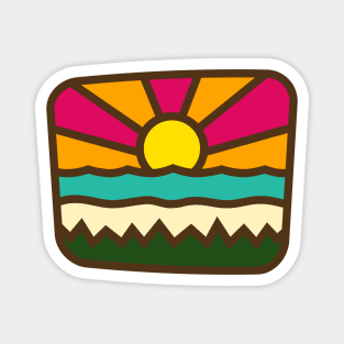 Sunset Beach Magnet