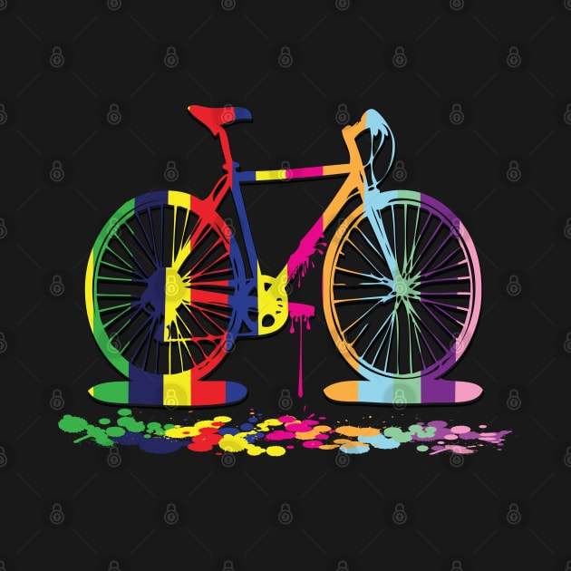 colorful bicycle by CindyS