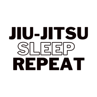 Funny Jiu-Jitsu Sleep Repeat T-Shirt