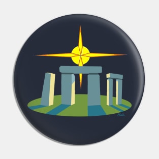 Stonehenge Solstice Pin