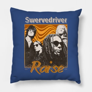 Swervedriver Vintage 1989 // Raise Original Fan Design Artwork Pillow