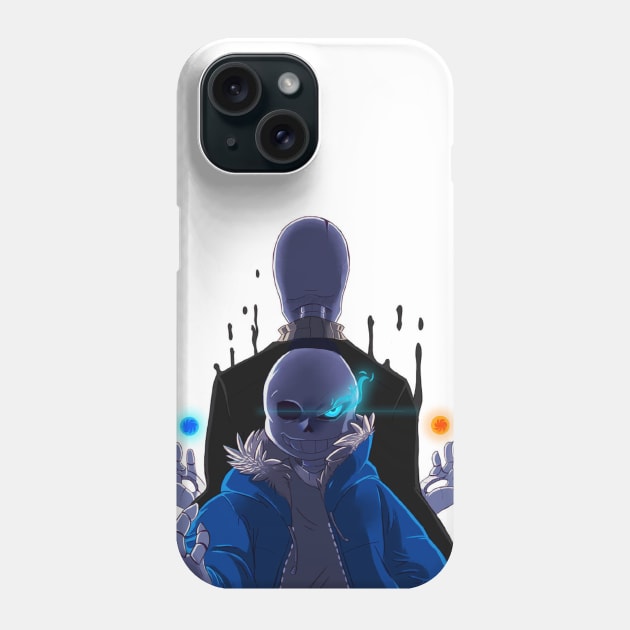 Sans & Gaster Undertale Phone Case by EllyStar24