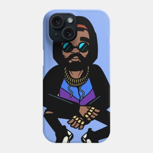 Cool Retro Hip Hop Cartoon Character Phone Case