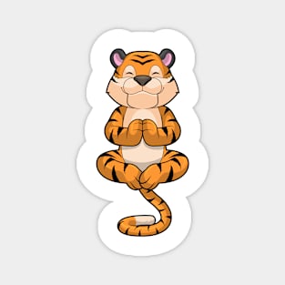 Tiger at Yoga Fitness Magnet
