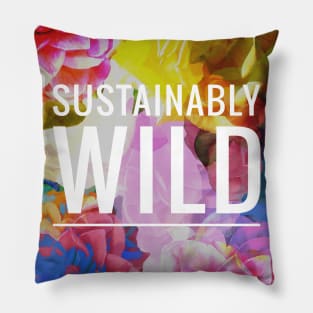 SUSTAINABLY WILD - (Flourish - White 1) Pillow