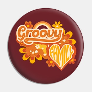 Groovy Family Pin