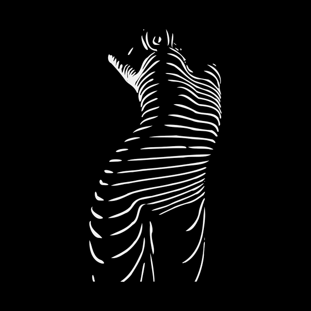striped woman silhouette by jintetsu