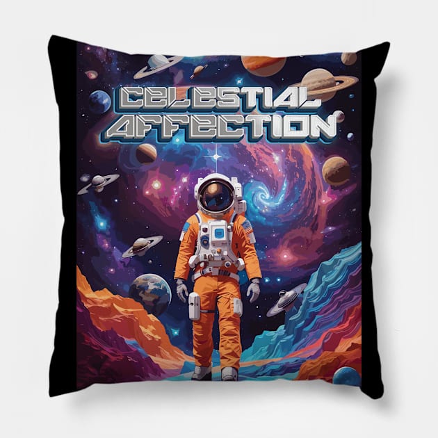 Celestial Affection : Exploring the Universe Pillow by veddie 