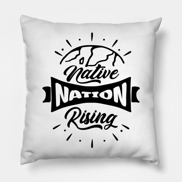 'Native Nations Rising' Social Inclusion Shirt Pillow by ourwackyhome