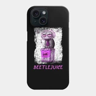 Funny Art Gothic Beetle Juice Quotes Phone Case