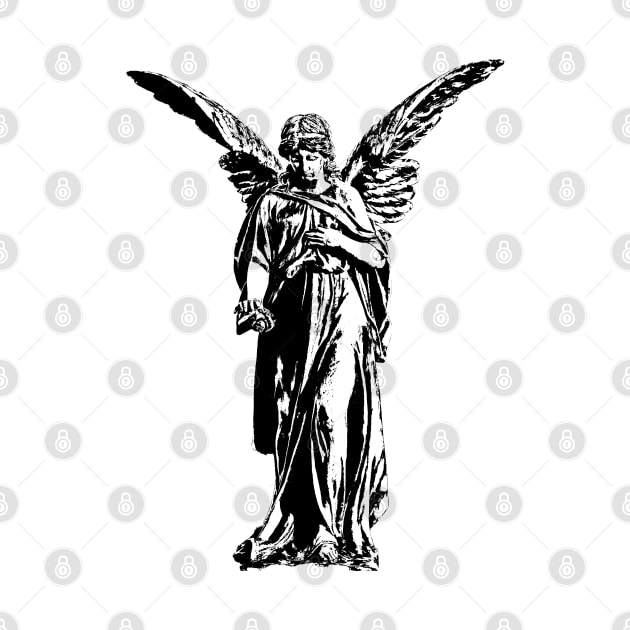 guardian angel / white by R LANG GRAPHICS