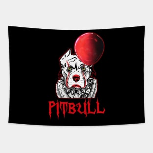 Halloween is coming T Shirt Pitbull Halloween Shirts gifts Tapestry