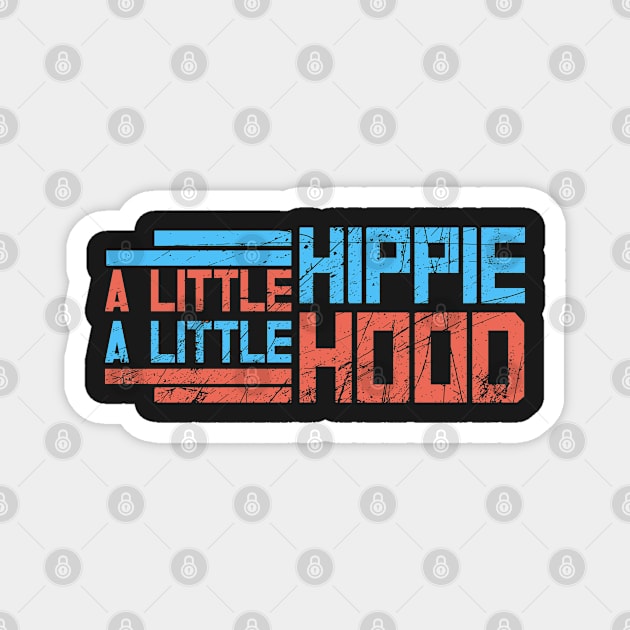 HIPPIES: Little Hippie Little Hood Magnet by woormle